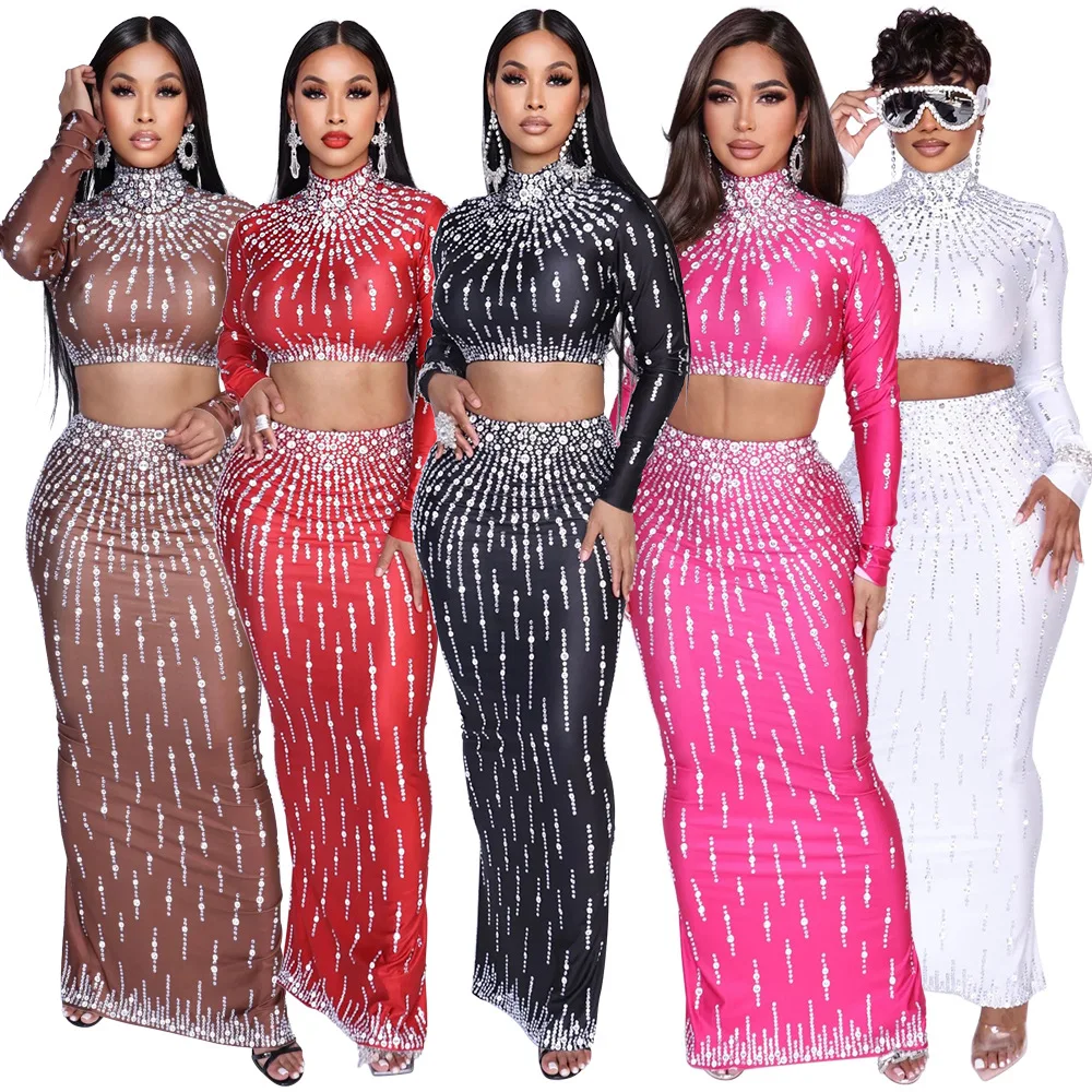 Set Wanita Atasan Crop Gambar  - Crop Top Crochet ulasan dan harga