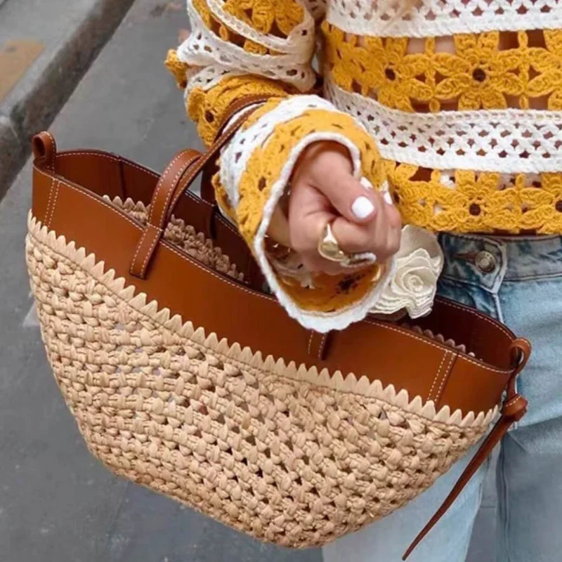 Tas Pantai Tenun Berongga Berm - Crochet Bag Raffia ulasan dan harga