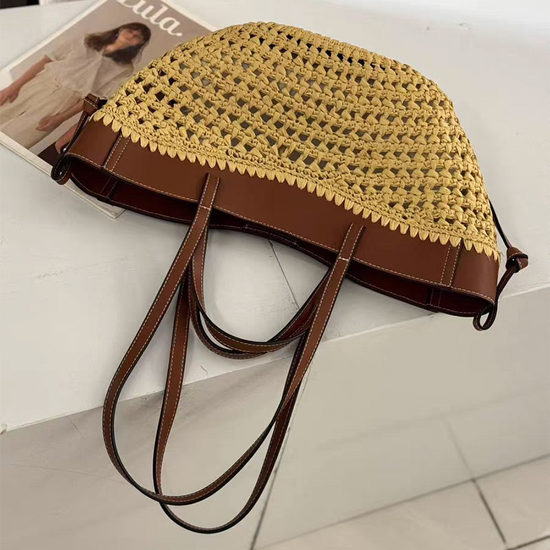 Tas Pantai Tenun Berongga Berm - Crochet Bag Raffia ulasan dan harga