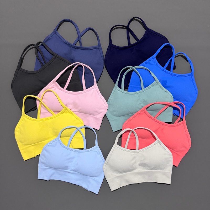 Bra Olahraga Tanpa Tali Belaka - Crop Top Crochet ulasan dan harga