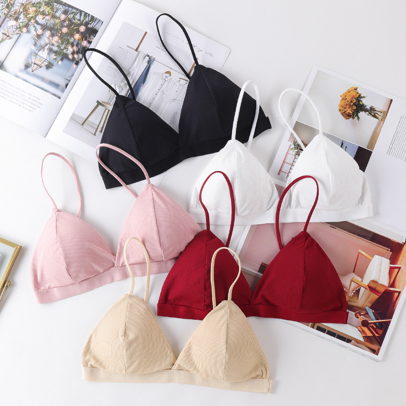 Pakaian dalam Lingerie seksi 3 - Bralette Triangle Set ulasan dan harga