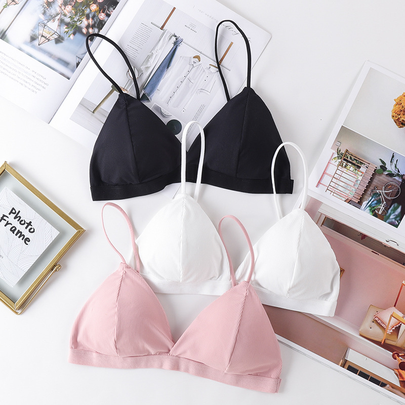 Pakaian dalam Lingerie seksi 3 - Bralette Triangle Set ulasan dan harga